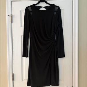 Ralph Lauren Black Long Sleeve Dress